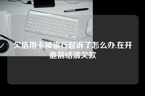 欠信用卡被银行起诉了怎么办,在开庭前结清欠款