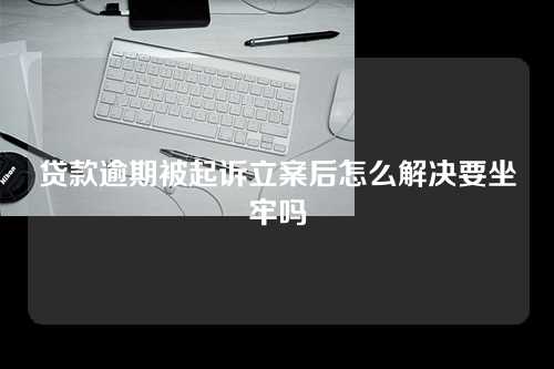 贷款逾期被起诉立案后怎么解决要坐牢吗