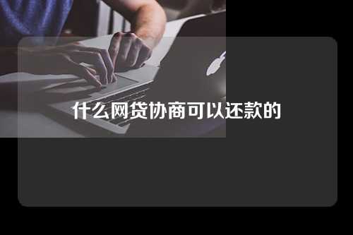 什么网贷协商可以还款的