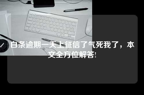 白条逾期一天上征信了气死我了，本文全方位解答!