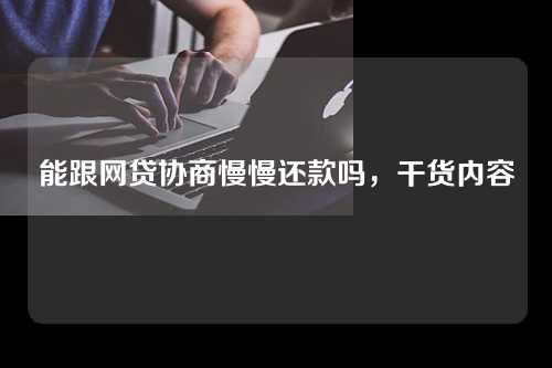 能跟网贷协商慢慢还款吗，干货内容