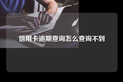 信用卡逾期查询怎么查询不到