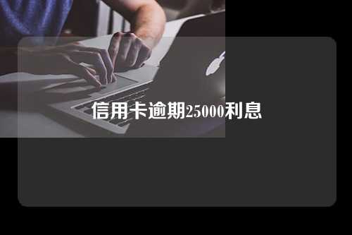 信用卡逾期25000利息