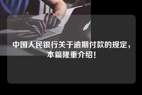 中国人民银行关于逾期付款的规定，本篇隆重介绍！