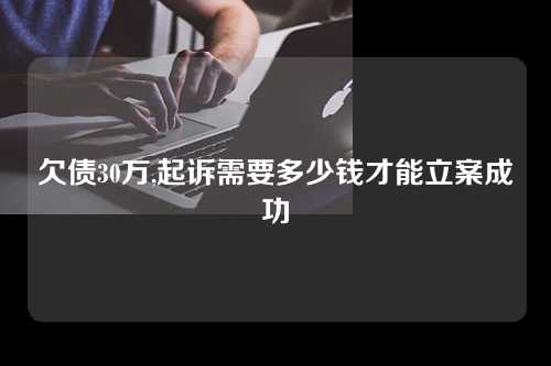 欠债30万,起诉需要多少钱才能立案成功