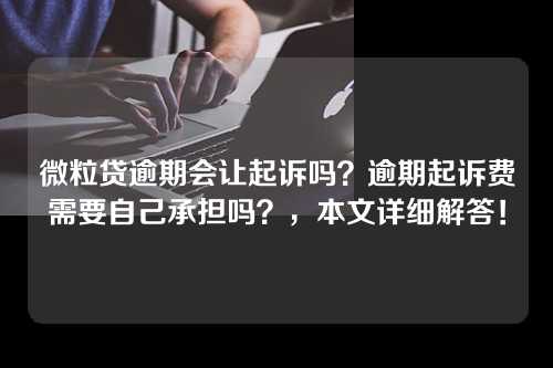 微粒贷逾期会让起诉吗？逾期起诉费需要自己承担吗？，本文详细解答！