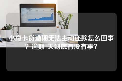 小赢卡贷逾期无法主动还款怎么回事？逾期1天到底有没有事？