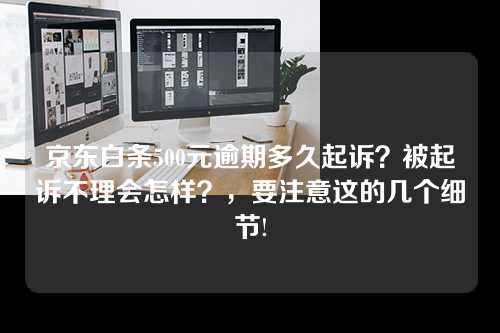 京东白条500元逾期多久起诉？被起诉不理会怎样？，要注意这的几个细节!