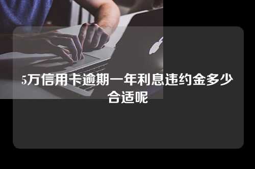 5万信用卡逾期一年利息违约金多少合适呢