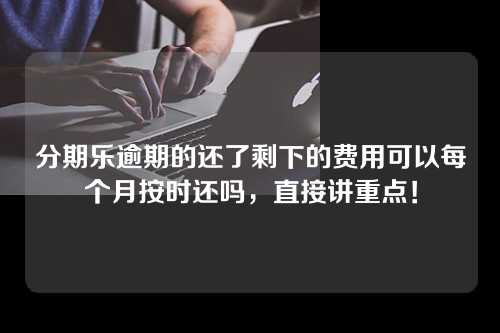 分期乐逾期的还了剩下的费用可以每个月按时还吗，直接讲重点！