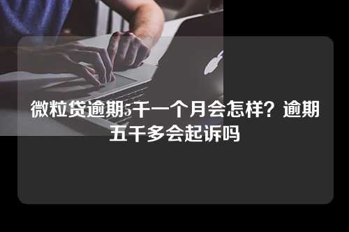 微粒贷逾期5千一个月会怎样？逾期五千多会起诉吗