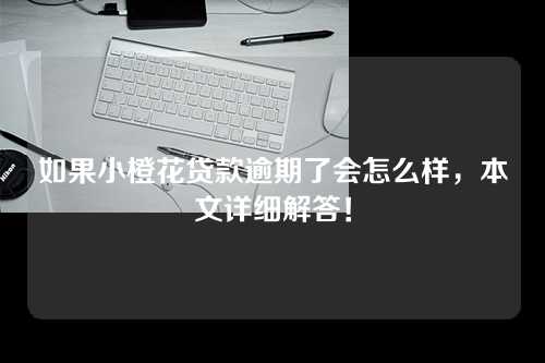 如果小橙花贷款逾期了会怎么样，本文详细解答！