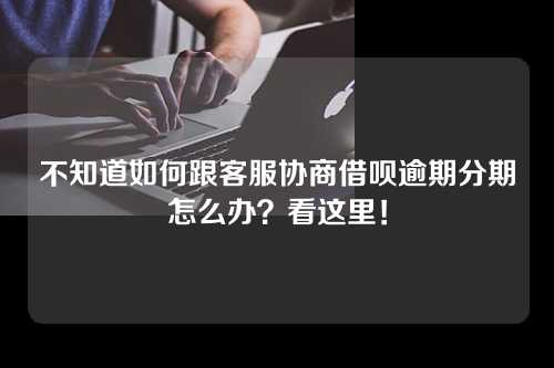 不知道如何跟客服协商借呗逾期分期怎么办？看这里！