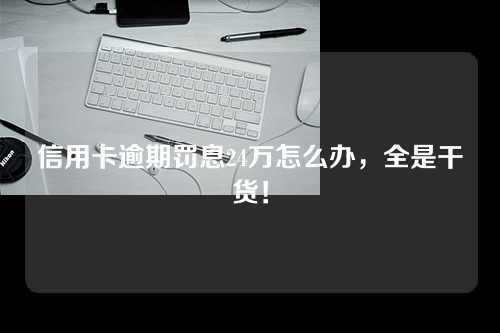 信用卡逾期罚息24万怎么办，全是干货！