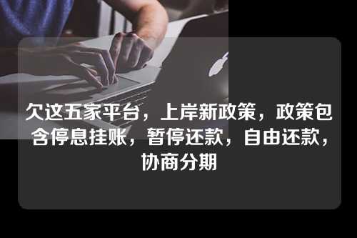 欠这五家平台，上岸新政策，政策包含停息挂账，暂停还款，自由还款，协商分期